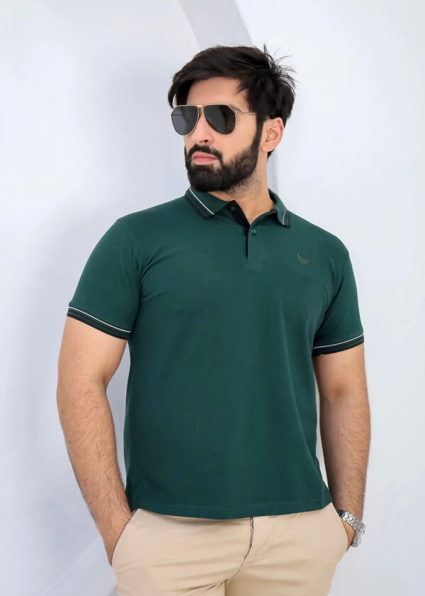 Shadow Green - Premium Cotton Polo