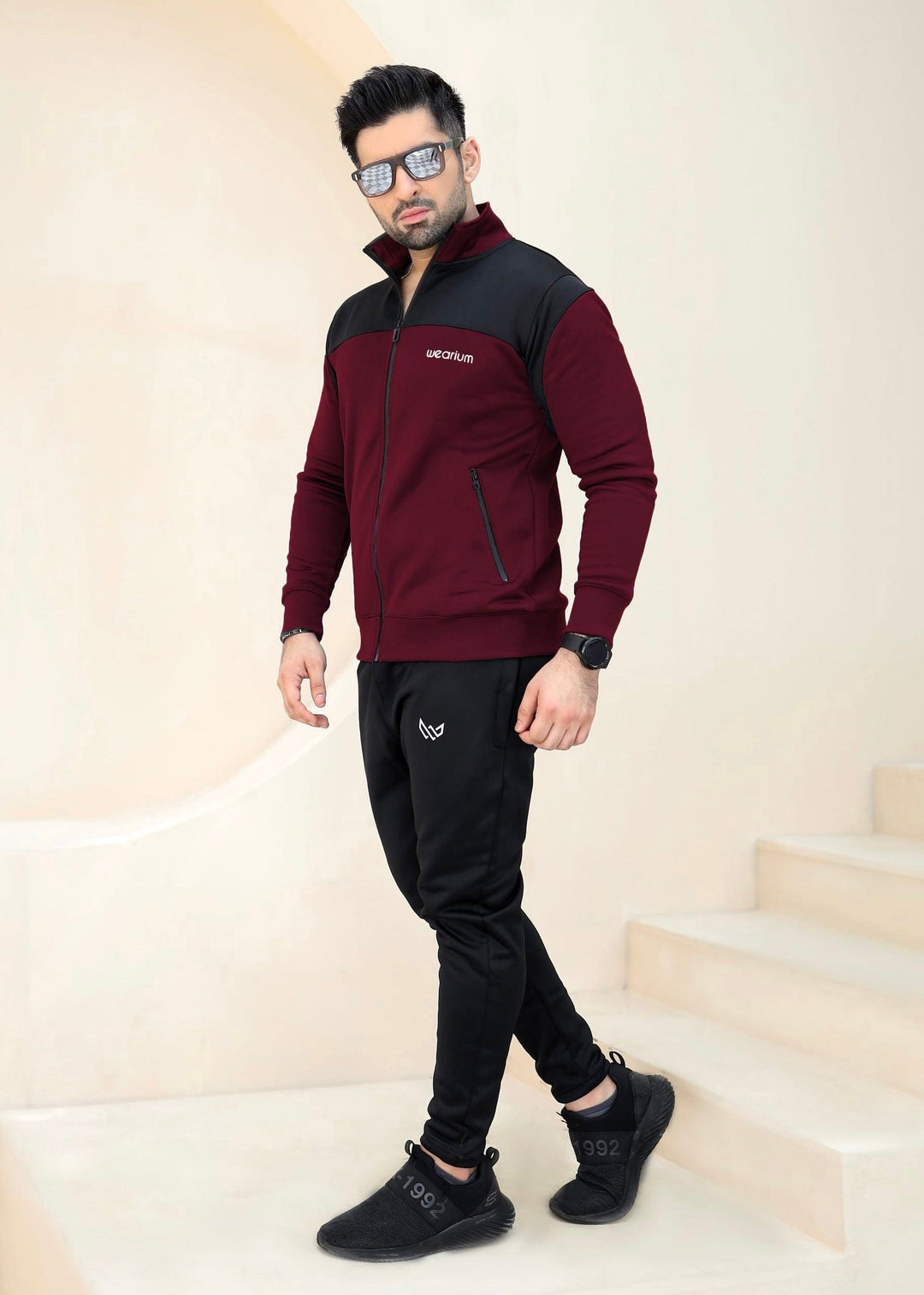 Sand Black - Premium Cotton Polo Twniset